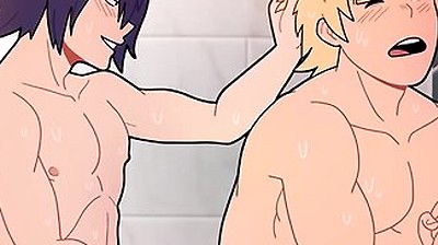 Tamaki Vs Mirio In The Gym Shower, Gay Porn Version Of The Anime My Hero Academia