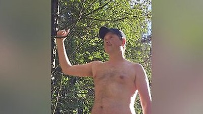 Dude Gets Naked In The English Countryside. He Shows Off His Body & Jerks Off