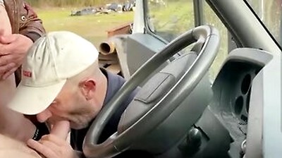 My Truck, Two Cock-hungry Sluts Enjoy My Big Thick Cock At A Rest Stop