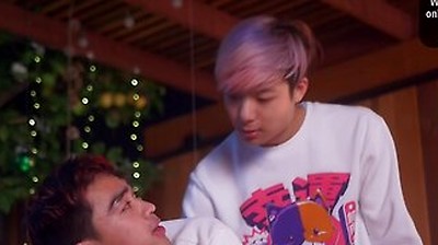 Asian Husbands Couple Fuck Outdoors By The Campfire - Tyler Wu