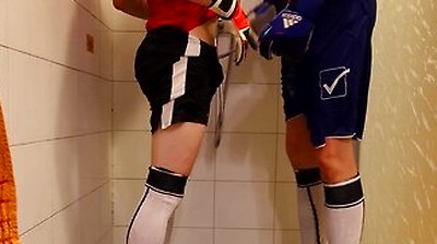 Shower In Soccer With My Bf