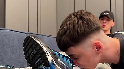 Bottom Sniffs Sweaty Socks And Gets A Creampie