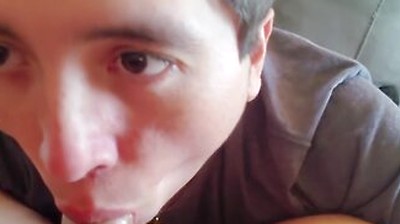 Boy Spends Summer Sucking Older Neighbors Cock