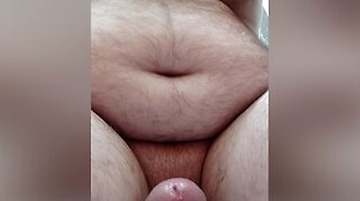 Handsfree Cum While Making Anal Enema