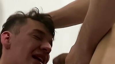Every Inch Disappearing Down His Throat And Ass