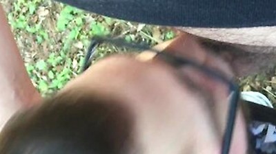 Kinda Risky Public Blowjob