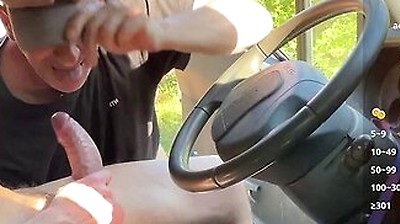 Hot Truck Fun With Two Guys