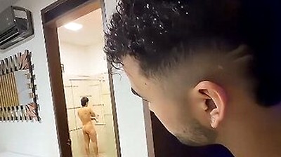 I Surprise My Stepbrother-in-law In The Shower And Fuck Him While My Stepsister Is Not At Home
