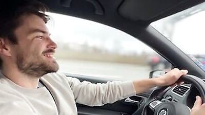 Almost Crashed The Car When I Jerked Him Off And Tortured Him After His Orgasm