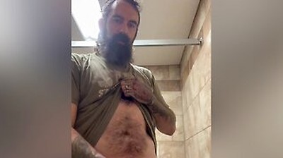 Jacking Off In Home Depot Bathroom: Stepdaddy Needed To Unload And Came All Over The Stall