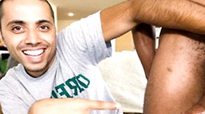 Hunk Castro Supreme Stretches David Arrons Tight Hole With His Massive Cock