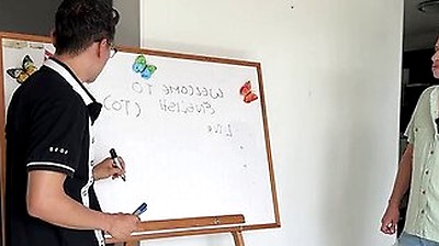 The Teacher Tries To Motivate His Student 18+ By Rewarding Him With Blowjobs And Homosexual Anal Sex - Relaxingadrian - Kikemerengues