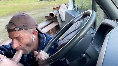 Hot Car Fun With Two Guys