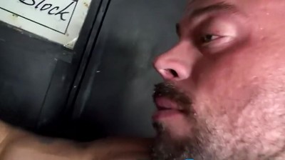Tattooed Muscular Sean Duran Sucks Daddy Vic Rocco Fat Dick