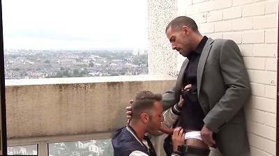 Fucked by an Arab real estate agent in a suit