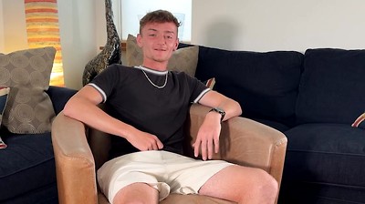 Young Straight Tennis Players Shows off his Lean Body & Massive Uncut Cock & Cums Everywhere!