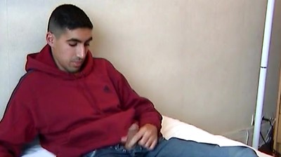 French Straight Guy's Cock Gets Wanked in Spite of Him. (Brahilm)