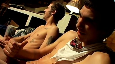 Six Guy Group Jack Off! - Billy da Kidd, Cain, Cherokee, Duke, ET, Hollywood