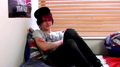 Emo Twink Damien Delivers A Load - Damien Winters