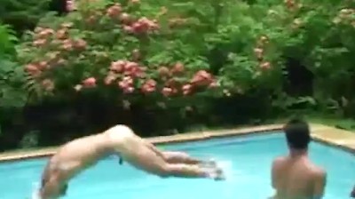 Pool Side Latin Threesome