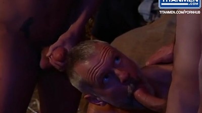 Gay Orgy Sex in the Barn