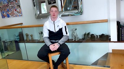 Young Straight Muscular Lad Wanks his Uncut Cock & Fires a Massive Load Over his Shoulder!