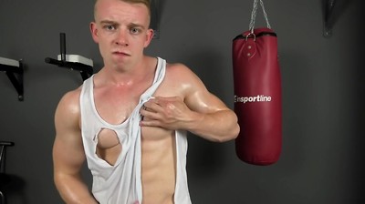 Muscle Boy Gets Handjob