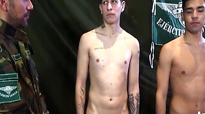 Army Recruits Turned On By Their Sarges Authority 8 Min