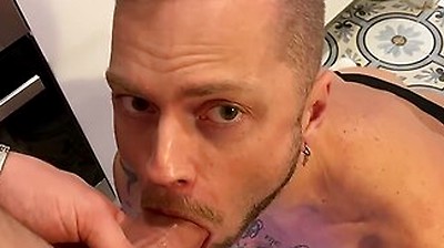 Hot Guy With Huge Dick Fucked My Mouth, Destroyed My Ass And Cums Down To My Throat