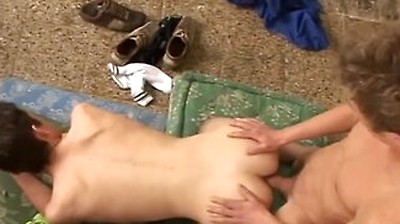 2 Boys Meet Secretly In The Workshop To Have