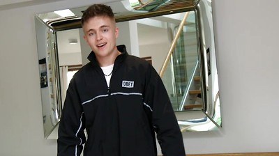 Young & Handsome Harrison Wanks his Uncut Cock & Shoots his Load Everywhere!