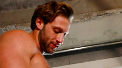 Newcumer Dom King manhandles Leo Grand in an Intense Fuck!