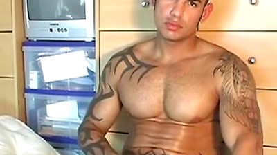 Handsome Gym Trainer Gets His Very Big Cock Jerked Off By Guys