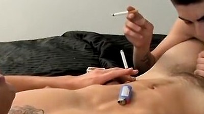 Joey Steels Kept Smoking While Enjoying A Ride On Giant Dick