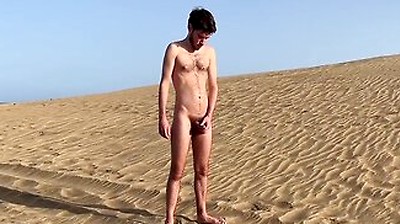 Public Pissing On The Gay Nude Beach