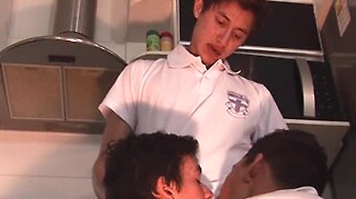 Cute Gay Boy Bounces On A Big Twink Cock