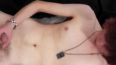 Slim English Boy Wanks His Nice Dick