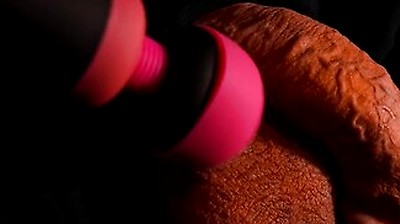 Close Up Vibration For The Dick And Huge Cumshot