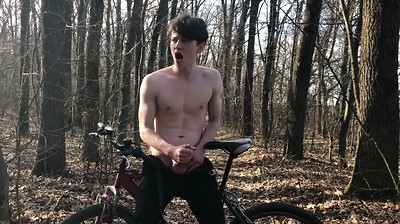 Horny Teenager and Hot Trip by Bicycle ! 1 - TRIP. 2 - CUMSHOT ! / BIG DICK
