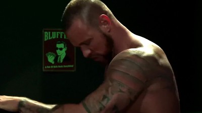 Smoking Hot Muscle Daddy Gets his Cock in Tight little Hole
