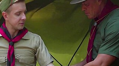 Scoutmaster Tyler Saint Is Teaching Scout Boy Serg Shepard Some First Aid, But The Intimate Moment Leads To Hardcore Gay Sex In A Tent! 8 Min