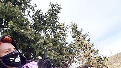 Catboy Moans In The Mountains And Masturbates