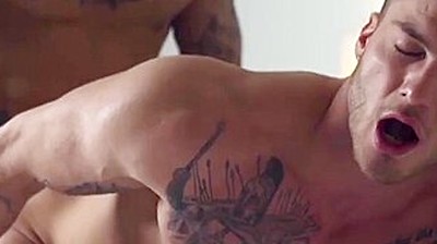 Handsome Inked Hunk Gets His Ass Stuffed With Raw Cock