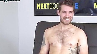 Hairy Tattooed Solo Jock Wanking Stiff Cock 4 Casting