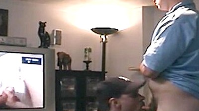 Newbie Str8 Stud Sucked By Gay At Home While Watching