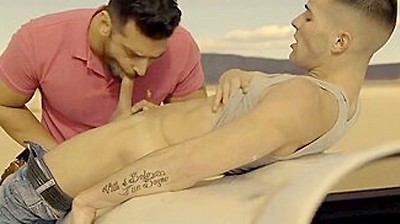 Fetishmen: Hitchhiker Casey Everett Sensual Kissing Sex