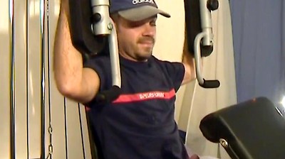 Gets Wanked until Cumshot (French Str8 Firefighter Serviced his Big Cock)