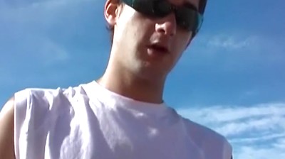 Hardcore Euro Santiago Masur Fucks on the Beach