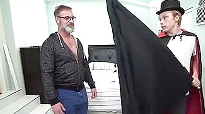 Stepdaddy Fools Magician Stepson By Getting Butt