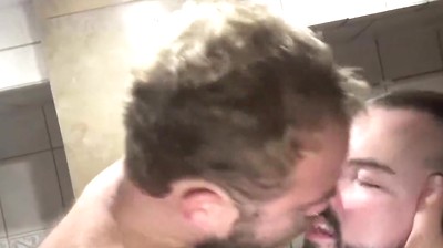 Pig Rimmed in the Shower before Bare fuck